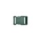 Lucille Italian Medium Hunter Green Plastic Release Buckle - 2.25” X 1.375” for Belts and Bags